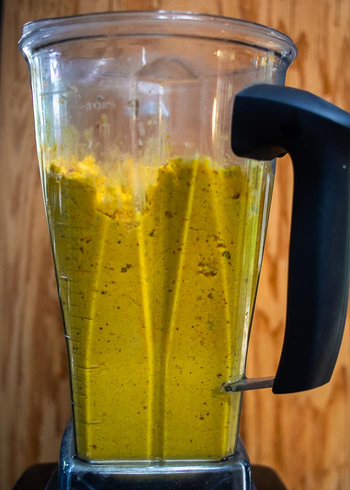 Ingredients for Raw Nori Recipe Blended in Vitamix