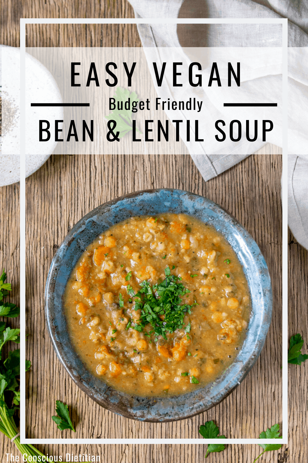 PIN - Vegan Easy Bean Soup