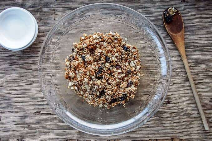 Mixture for no-bake peanut butter energy balls