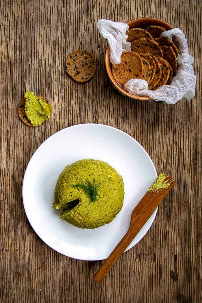 Vegan Hemp Pate with Wooden Knife