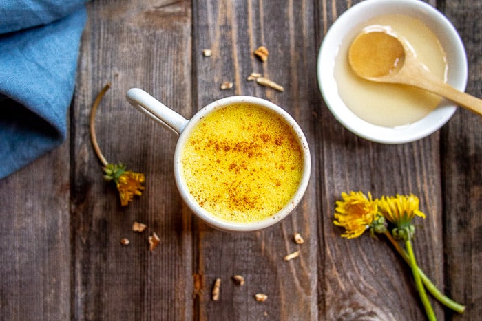 Dandelion Root Latte with Side of Honey