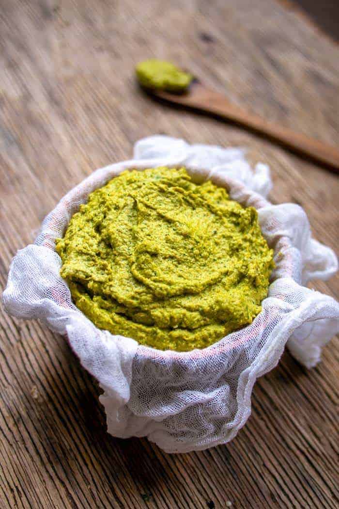 Hemp Vegan Pate in Cheesecloth