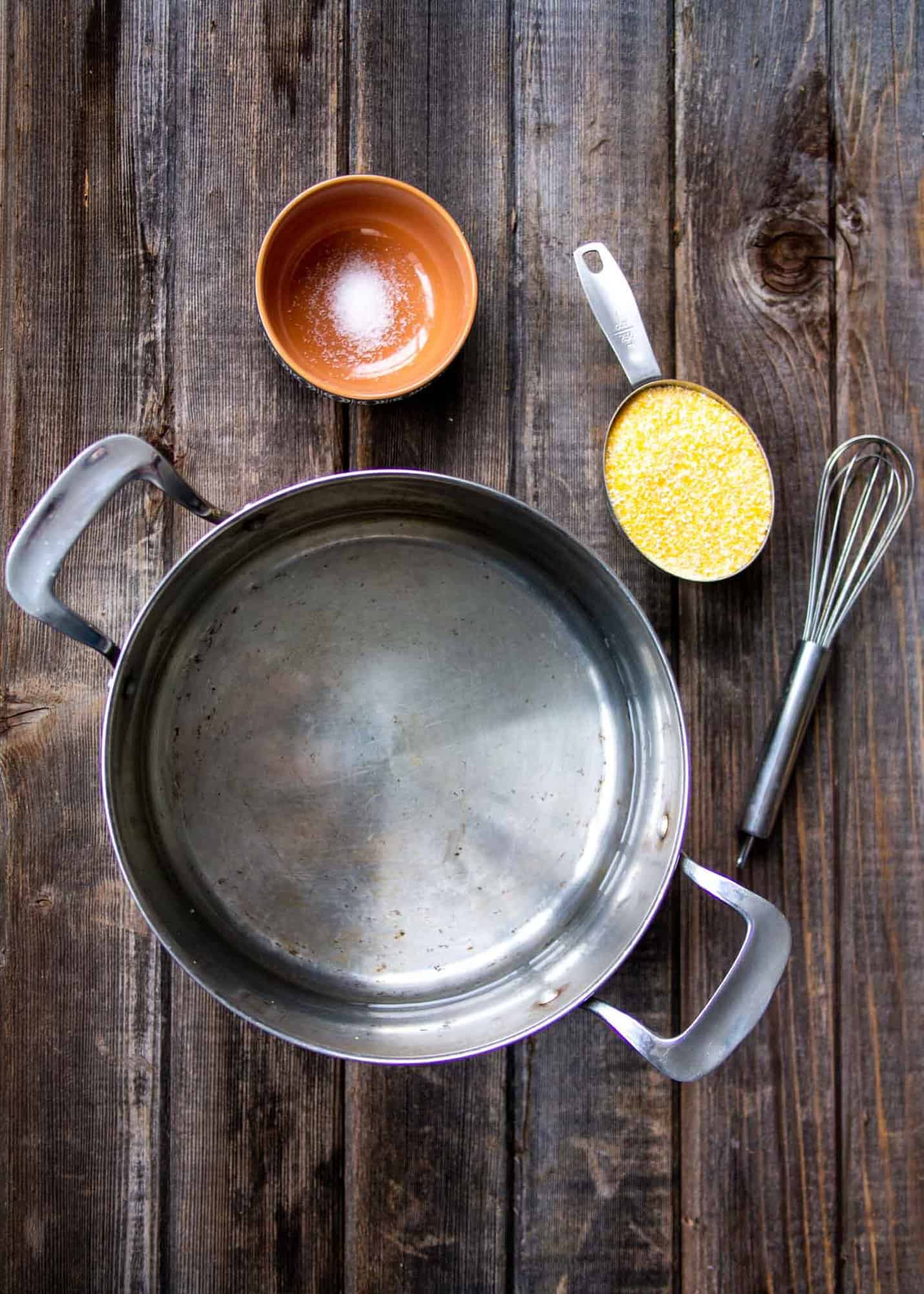 Ingredients for corn patties