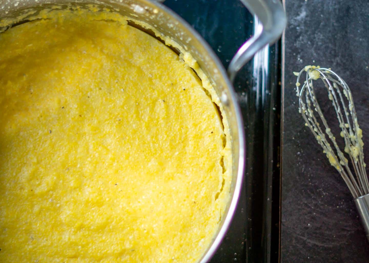 cornmeal in pot